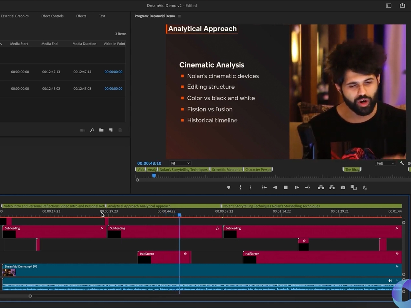 Motion Graphics Plugin / MCP inside the Adobe timeline